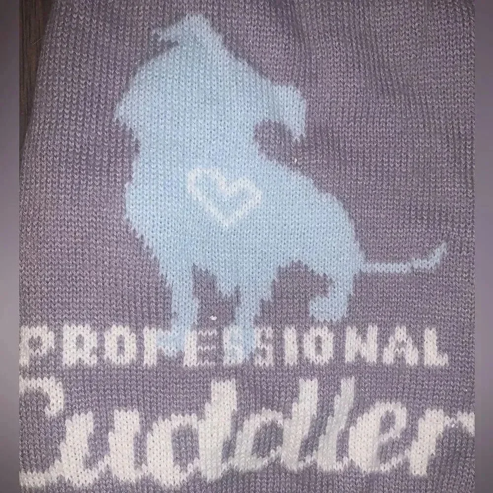 Professional cuddler dog sweater